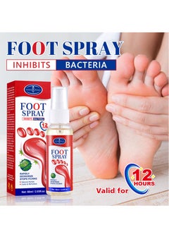 Buy Foot Deodorant Spray, Foot Odor Eliminator for Stinky Feet, Foot Sweat Foot Odor Freshener Athlete Sweat Feet Skin Repair in Saudi Arabia