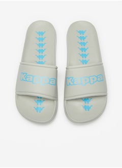 Buy Boys Logo Print Slide Sandals in UAE