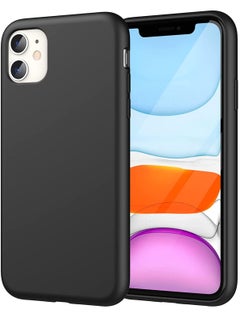 Buy JETech Silicone Case for iPhone 11 (2019) 6.1-Inch, Silky-Soft Touch Full-Body Protective Case, Shockproof Cover with Microfiber Lining (Black) in Saudi Arabia