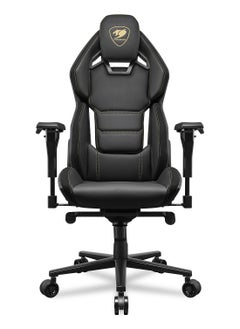 Buy Hotrod Royal Multi-Zone Backrest Anchored Gaming Chair, Hyper-Dura Leatherette Micro Suede,4d Adjustable Armrest, Class 4 Gas Lift, 150º Reclining, 136kg Max Weight, Black  3marxglb.0001 in UAE