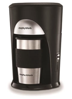 Buy Morphy Richards Coffee On The Go Filter Coffee Machine 162740 Black And Brushed Stainless Steel Coffee Maker  Black in UAE