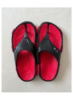 Buy LifeBalance Massage Sandals/Slippers. Reflexology Sandals/Slippers Comfortable Sandals/Slippers for Men/Women RED in UAE