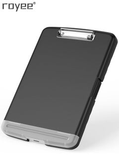 Buy Slim Plastic Clipboard with Storage Pen Holder in Saudi Arabia