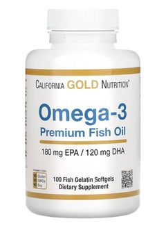 اشتري Omega-3 With Premium Fish Oil - 100 Softgels في السعودية