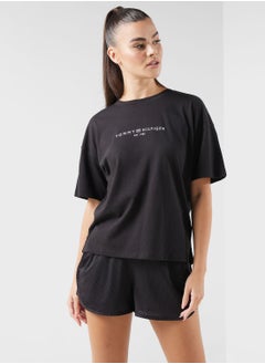 Buy Relaxed Cropped T-Shirt in Saudi Arabia