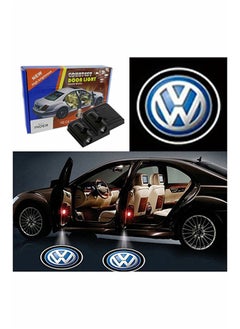 اشتري 2-Piece LED Car Door Volkswagen Logo Projector Shadow Light Set في الامارات