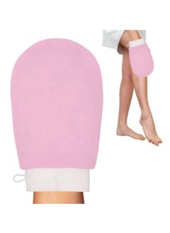 Buy Korean Exfoliating Body Glove For Cleaning The Skin Loofah Apply All Skin Types (Pink) in Saudi Arabia