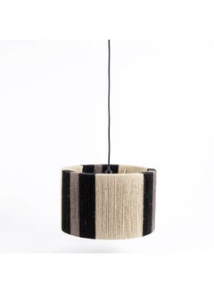 اشتري Diego String Hanging Lamp, Off White & Black - 41X26 Cm في الامارات