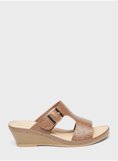 اشتري Multi Strap Wedge Sandals في الامارات