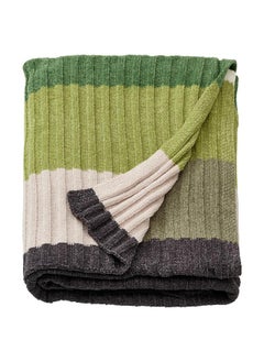 Buy Throw Grey And Green 130X170 Cm in Saudi Arabia