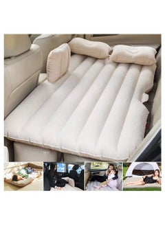 اشتري Car Travel Bed 138 * 85 * 45Cm Suv Air Mattresses Car Inflatable Travel Bed For Camping Children Rear Double Adjustable Sleeping Pad Airbed Seat Cover Cushion Flocking Cloth في الامارات