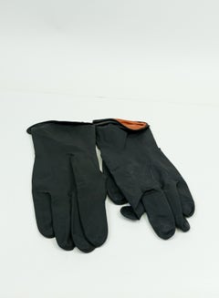 Buy Kitchen Gloves Size XL Black Color in Saudi Arabia