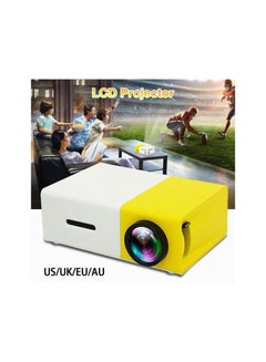 Buy Full HD LED Projector 400 Lumens V2344US Yellow/White in UAE