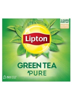 Buy Green Tea Pure Envelope Tea Bags 50 Bags 1.5grams  Single in UAE