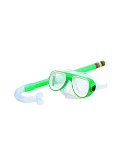 Buy Diving Goggle Mask Breathing Tube Shockproof Anti-fog Swimming Glasses Set in Saudi Arabia