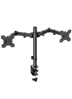 Buy Dual Monitor Mount, Fully Adjustable Monitor Desk Mount, Ergonomic Full Motion Heavy Duty Double Arms, Articulating Monitor Arm for Two 13–27 Inch Monitors in Saudi Arabia