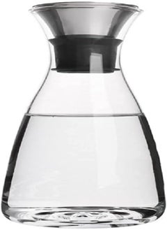 Buy Fashionshopping_Uae Heat Resistant Borosilicate Water Carafe Glass Kettle With Stainless Steel Lid (1.5L) in UAE