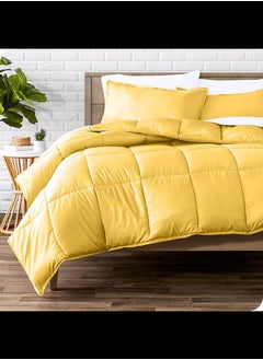 Buy Cotton - Plain - Heavy Comforter - 2.8Kgs - Down Alternative Filling - (For Matress 100cm/120cm) - Size (180cm x 240cm) - Canary in Egypt