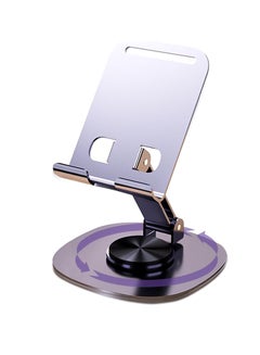 Buy Phone Holder for Desk 360°Rotating , Portable & Foldable Cell Phone Stand for Office & Kitchen, Adjustable Tablet Stand for All Mobile Phones K72 in Egypt