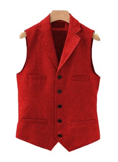 اشتري New Fashionable Herringbone Patterned Suit Vest في الامارات