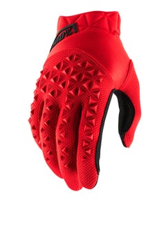 اشتري Pair of Full Finger Protective Air matic Rider Gloves Red SPL-0001 في الامارات