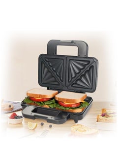 اشتري Sandwich Toaster, Toastie Maker with Deep Fill Non-Stick Hot Plates, 4 Slice Double Sided 1000W Electric Grill Press Perfect for Toasted Cheese Snacks في الامارات