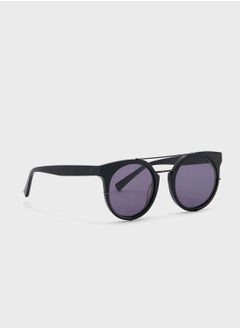 Buy Double Bridge Round Sunglasses in UAE