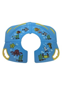 اشتري Baby Folding Potty Seat With Non Slip Materials Blue في الامارات