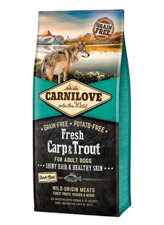 Buy Carnilove Fresh Carp & Trout for Adult Dogs dry food12kg in UAE