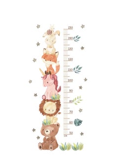 اشتري Kawaii Kids Height Chart Stickers, Cute Cartoon Growth Chart for Babies and Toddlers, Nursery Wall Decor, Peel and Stick Kids Height Wall Decals for Bedroom and Playroom. في السعودية