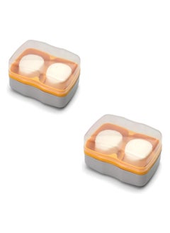 Buy 2 pcs Dual Compartment Soap Dish, Large Capacity Soap Holder, Shampoo Bar Holder, with Drainage Layer, Soap Container for Bathroom, Shower, Bathtub in Saudi Arabia