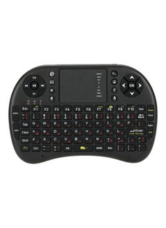 Buy 2.4GHz Mini USB Wireless Russian Keyboard Black in UAE