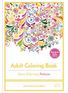 Buy Stress Relieving Patterns: Adult Coloring Book, Mini Edition in UAE