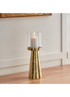 Buy Aristo Metal Taper Pillar Candleholder 10.5 x 33 x 10.5 cm in UAE