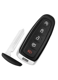 Buy 5 Buttons Uncut Key Cover For Ford Edge Escape Explorer Focus Flex Taurus Fusion Lincoln MKS MKT MKX CMX Navigator Replacement Car Remote Control Key Fob Shell Case in UAE