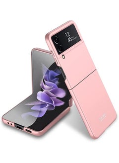 Buy for Samsung Galaxy Z Flip 4 Case Premium Slim PC Hard Shockproof Protection Cover Matte Fold Case for Samsung Galaxy Z Flip 4 5G (Pink) in Egypt