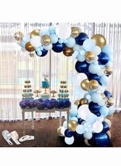Buy Balloon Arch Garland Kit 94 Pcs Repeatable Gold Latex Confetti Balloons Pack for Birthday Baby Shower Wedding Anniversary Backdrop Party Decorations Party Supplies in UAE