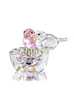 Buy Crystal Bird Figurine Collectible Art Glass Animal Figurines Table Home Decor Gifts For Mother Sisters Brother And Friend in Saudi Arabia