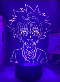 Buy LED Multicolor Night Lights  Hunter X Hunter Killua 3d LED Light for Bedroom Decor Nightlight Birthday Gift Acrylic LED Night Lamp Hxh Killua  16 color with remote in UAE