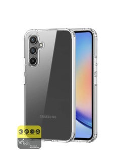 Buy Wing Series Ultra Thin TPU Soft Corner Case Cover For Samsung Galaxy A34 5G Clear in UAE