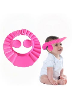 Buy Baby Shower Cap, Baby Shampoo Cap Adjustable Bathing Shower Protection Hat Soft Cap Visor Hat for Toddler, Kids in UAE