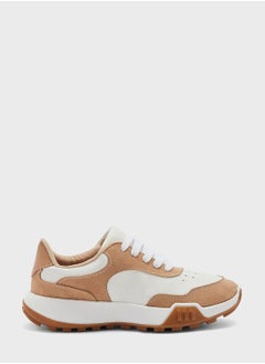 Buy Lace Up Low Top Sneakers in Saudi Arabia