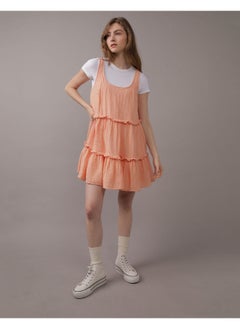 اشتري AE Tiered Ruffle Babydoll Mini Dress في الامارات