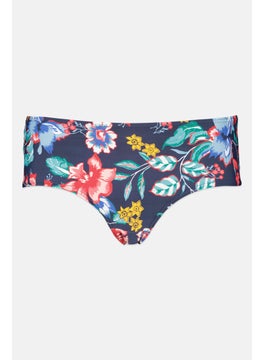 اشتري Women Allover Print Bikini Bottom, Dark Navy Combo في السعودية