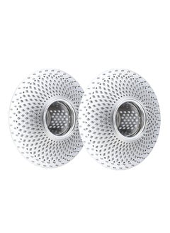 Buy 2 Packs Drain Hair Catcher Drain Cover Shower Drain Protector Hair Stopper Bathtub Hair Catcher Stainless Steel Gadgets Shower Kitchen Bathroom Tub Floor Drain in Saudi Arabia