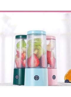 Buy 1 piece Mini Portable Electric Juicer Cup Fruit Juicer Mixer Food Smoothie Processor Rechargeable in UAE