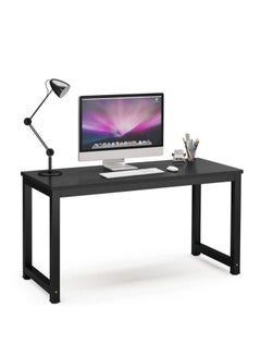 Buy Computer Desk, Computer Laptop Table Desk Office Desk Study Writing Desk Easy Assembly, Computer Desk Modern Simple Style for Home Office 120x60CM Black in UAE