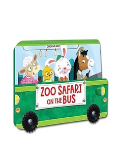 اشتري Zoo Safari on the Bus- A Shaped Board book with Wheels في الامارات