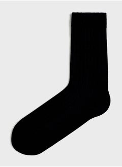 اشتري Ribbed Crew Socks في السعودية