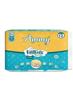 Buy KoolKids Premium Extra Large Baby Diaper Pants - Pack of 12 in UAE